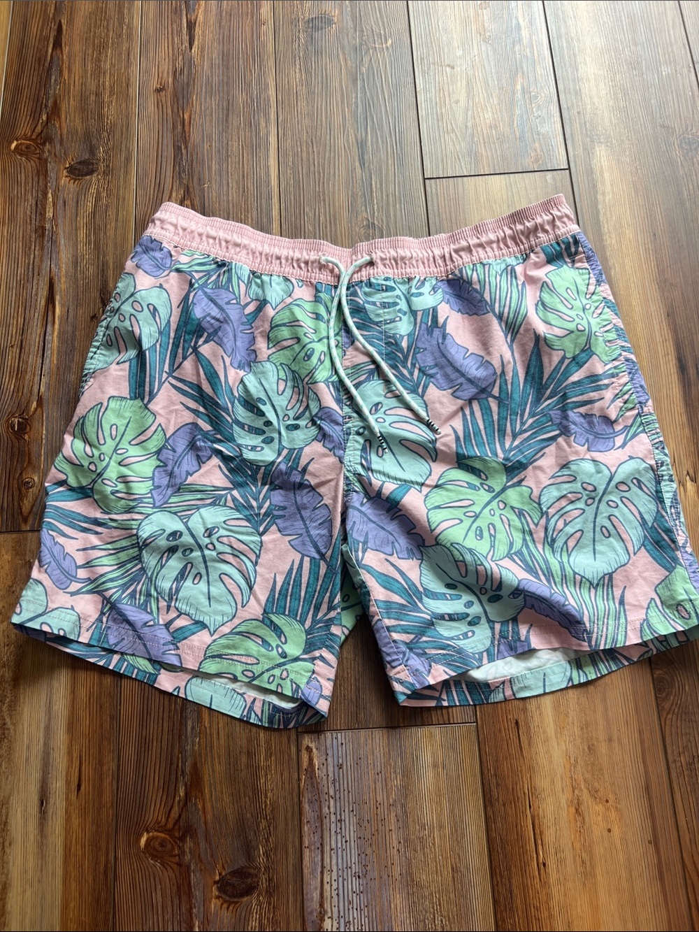 Original Use Pink and White Mesh Lined Shorts